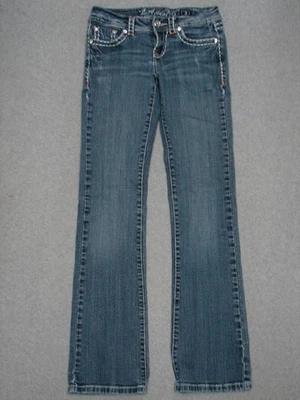 QC11414 **L.A. IDOL** JEANS BOOT CUT MUJER talla 3; JEANS SÓLIDOS Foto 1 de 4
