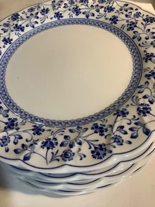Nikko 7.75" Salad Dessert Lot of 7 Plates " Chatham" Floral Excellent - Picture 1 of 11