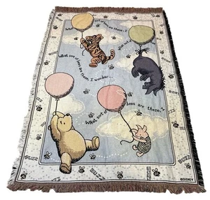 Disney Classic Winnie Puuh Luftballons Gobelin Decke Überwurf Goodwin Weaver - Bild 1 von 7