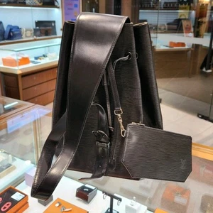 Louis Vuitton Sac A Dos Black Epi Leather Shoulder Bag M80153 - Picture 1 of 14