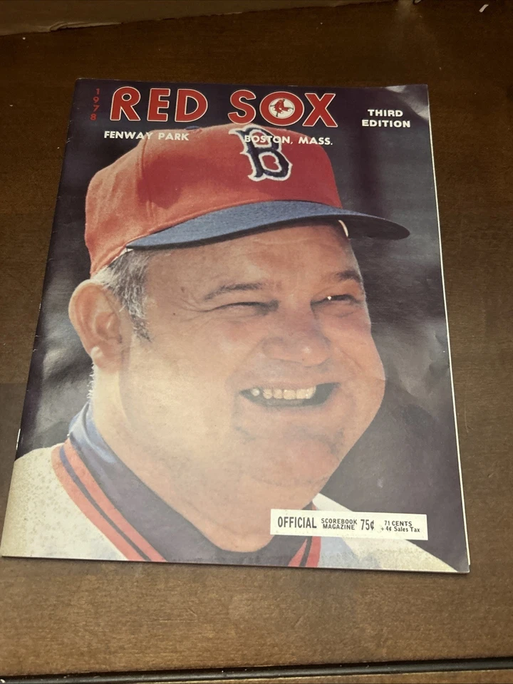 1978 SOX-YANKEES PLAYOFF PROGRAM BUCKY DENT  BUCKY FING EFFING DENT GAME! - Image 1 of 4