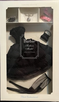 2001 Mattel #55500 BFMC Black Enchantment Silkstone Fashion Set Limited Edition - Image 1 of 4