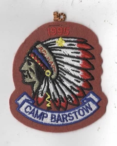 1995 Camp Barstow Indian Waters Council Filz Aufnäher - Bild 1 von 1