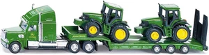 1837, Camion Con Rimorchio a Pianale Ribassato E 2 Trattori John Deere, 1:87, Me - Foto 1 di 12