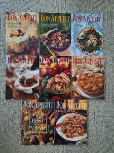 Bon Appetit Magazine 1990s Lot Of 8 (6) 1994 (2) 1995 Magazines - Picture 1 of 11