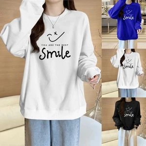 Printed Sweatshirt Thickened Sweatshirt Applicable To Female Moderate Elasticity - Picture 1 of 6