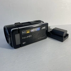 JVC GZ-GX3B AVCHD Everio Camcorder (Black), 32GB HDD Battery and Charger - Picture 1 of 10