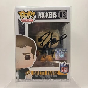 Funko Pop firmado por Brett Favre #83 Green Bay Packers autografiado certificado de autenticidad holograma - Imagen 1 de 6
