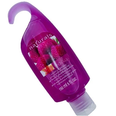 Avon Shower Gel-Naturals Raspberry & Hibiscus 5 Fl oz Sealed Shower Hook 2012 - Image 1 of 4
