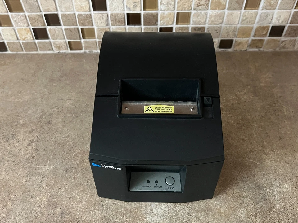VERIFONE RUBY 55556-01-R THERMAL RECEIPT PRINTER DRET-17 - Image 1 of 4