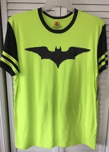 Official Lego Batman Movie T-Shirt Neon Yellow Men's Size Large Short Sleeve NWT - Picture 1 of 5