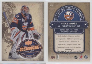 2008-09 Upper Deck Artifacts Copper Spectrum /25 Mike Mole #258 Rookie RC