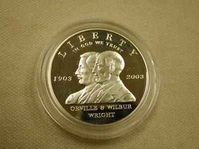 2003 U.S Mint First Flight Centennial Commem Coin Silver Proof - Image 1 of 4