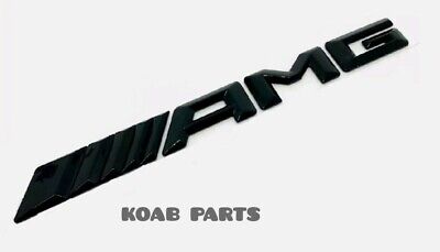 Fits AMG Boot Badge Rear Emblem Sticker Gloss Black For All Models Mercedes • 8.64€
