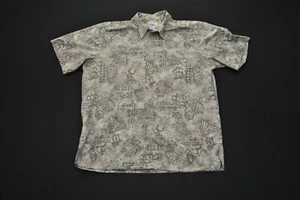 VTG Reyn Spooner Hawaiian Aloha Shirt XXL Gray Tribal Surf Turtle 3524S - Bild 1 von 6