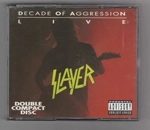 Slayer Decade of Aggression Live 2 CD set 1991 no booklet! - Picture 1 of 2