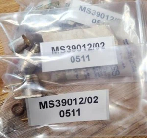 3 LOT SILVER M39012/02-0511 MIL SPEC KINGS N STYLE MALE CONNECTOR GOLD CONTACT - Picture 1 of 1