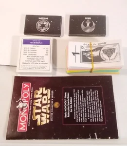 Vintage Star Wars Monopoly Limited Collectors Edition Money Cards Instructions  - Picture 1 of 1