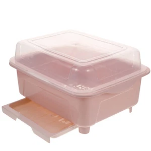 Dustproof Storage Box Kitchen Draining Rack Dish Saving Baby - Picture 1 of 12