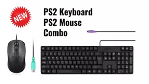 Brand New PS2 Keyboard and PS2 Mouse Combo Kit - Picture 1 of 1