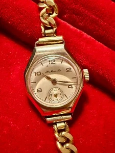 Art deco H. Moser et Cie ladies dress watch - Picture 1 of 12