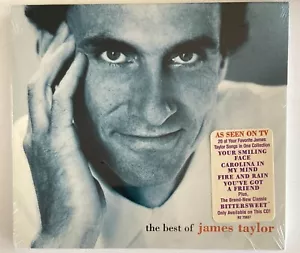 NOCH VERSIEGELT! BEST OF JAMES TAYLOR CD mit HYPE STICKER ~ CAROLINA & UNVERÖFFENTLICHTER TRACK - Bild 1 von 2