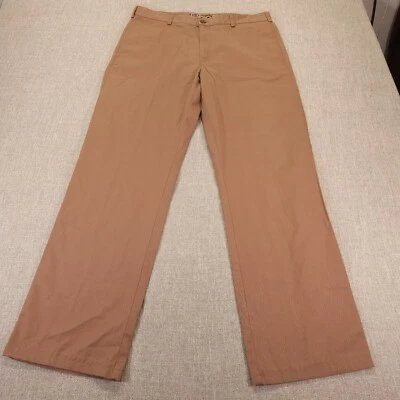 Calça Allen Solly Chino Masculina 34x31 Marrom Larga Led Calça Relaxada - Imagem 1 de 4