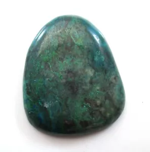 80 ct Arizona Chrysocolla freeform cabochon - vintage - natural - carat - Picture 1 of 5