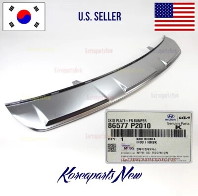 Placa de deslizamiento de parachoques delantero inferior 86577P2010 ⭐GENUINO⭐ Kia Sorento HÍBRIDO 2021-2023 Foto 1 de 3