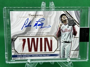 2022 Luminaries Pedro Martinez Masters of The Mound #’d /15 2 Color Patch Auto
