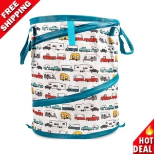 New Camco Life Is Better At The Campsite Pop-Up Container -PVC,Unique RV Pattern - Picture 1 of 6