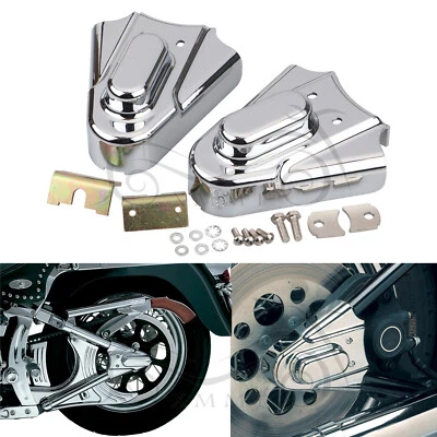 Chrome Phantom Swing Arm Covers For Harley Heritage Softail Deuce FXSTD Bad Boy - Image 1 of 4