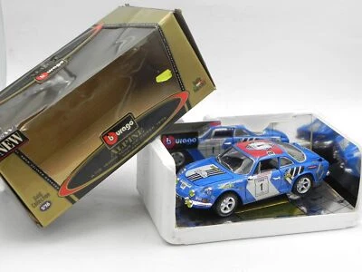 Burago Alpine A110 Tour De Corse 1/16 Vintage Die Cast BBurago 3391 Not 1/18 - Image 1 of 4