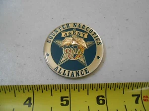 RARE CNA COUNTER NARCOTICS ALLIANCE AGENT DRUG CHALLENGE COIN POLICE / SHERIFF - Picture 1 of 2