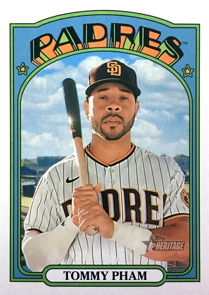 2021 TOPPS HERITAGE - TOMMY PHAM (#411-SP) - Image 1 of 1