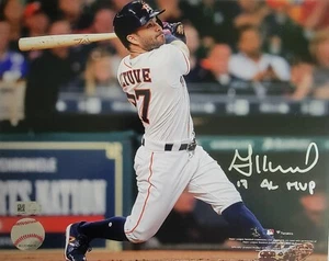 Jose Altuve Houston Astros Autographed 8" x 10" Photograph Inscribed "17 AL MVP" - Picture 1 of 2