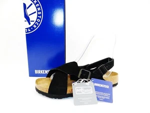 Birkenstock TULUM II VL Sandalen Sandaletten Hausschuhe Schwarz Leder Soft Gr.38 - Bild 1 von 11