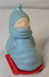 Avon 1980 Bundle of Fun Hello Sunshine Cologne Child on Snow Sled. - Picture 1 of 10