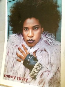 MACY GRAY ~ RARO PÓSTER DE LANZAMIENTO DE ÁLBUM PROMOCIONAL ORIGINAL VINTAGE - Imagen 1 de 2