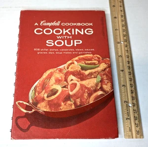 Campbell Cookbook Cooking With Soup Vintage 1969 Spiral Bound 608 Recipes - Picture 1 of 10
