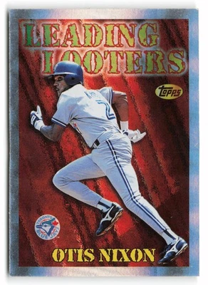 1997 Topps #SB23 Otis Nixon Season's Best Toronto Blue Jays - Image 1 of 2