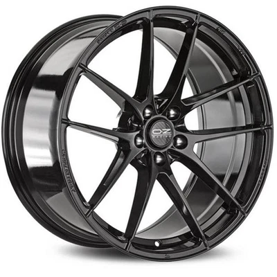 LLANTAS OZ RACING LEGGERA HLT PARA AUDI A4 8.5X19 5X112 GLOSS BLACK ET3 - Imagen 1 de 4
