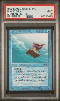 Flying Men - Arabian Nights - MINT - PSA 9. See MTG in Store.  - Image 1 of 2