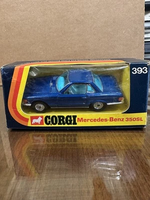 Corgi Mercedes Benz 350SL Car  #393 New in Original Box Z122  - Image 1 of 4