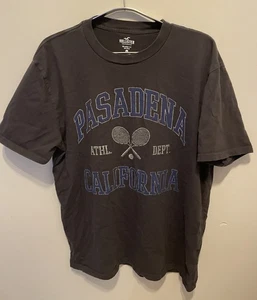 Hollister California Relaxed Fit Cotton Adult Large T Shirt Tennis Athletic Dept - Picture 1 of 4