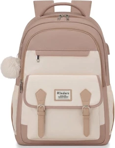 Rucksack für College Teen Mädchen, süße Mittelhochschultasche Damen Büchertasche groß - Bild 1 von 7