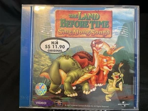 The Land Before Time Sing Along Songs VCD Video CD Movie RARE! - Photo 1/3