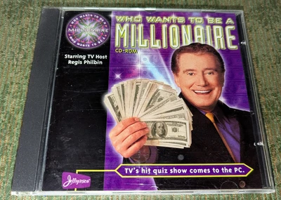  Vintage Who Wants to Be a Millionaire CD-ROM PC 1999 TV Regis Game Show - Image 1 of 3