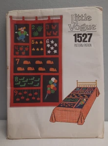 Vintage Little Vogue 1527 ~ Wandbehang oder Tagesdecke 1 - 10 Applikationen Design ~ UC FF - Bild 1 von 9