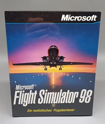 Microsoft Flight Simulator 98 Flugsimulator - Big Box - PC - Sealed - NEU - Bild 1 von 4